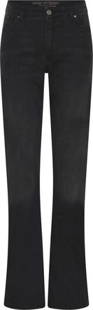 C.Ro Magic Fit Flared Broek - Dames - Bootcut Jeans - Zwart - XL - Jeans