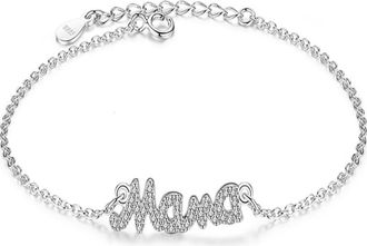 MELANIE MARiE Mama Pendant Bracelet in Sterling Silver at Nordstrom