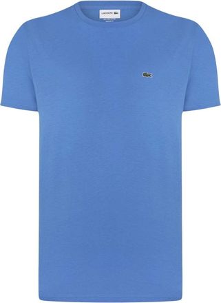 Lacoste Licht Pima Katoenen T-shirt - Heren - T-shirts - Blauw - S - Katoen - Tops
