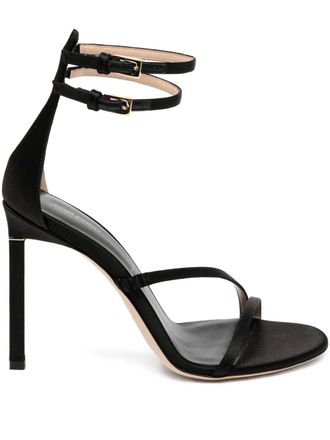 Tom Ford Sandali in raso 105mm - Nero