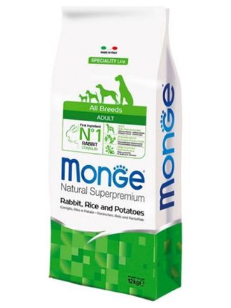 Monge Conejo Monge Speciality Line Con Arroz Y Patatas 12 Kg