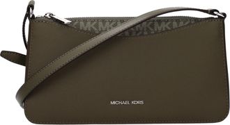 Michael Kors Green Fabric Crossbody Womens Bag