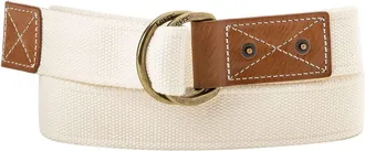 Levi's Stoffg&uuml;rtel LEVIS MIXED MATERIAL WOVEN BELT, Damen, Gr. 105, beige (ecru), Baumwollmischung, G&uuml;rtel Stoffg&uuml;rtel