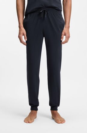 HUGO BOSS Sweathose BOSS Mix&Match Pants, Herren, Gr. XXL (56), N-Gr, blau (schwarz_blau_403), Sweatware, Obermaterial: 95% Baumwolle, 5% Elasthan, unifarben, B