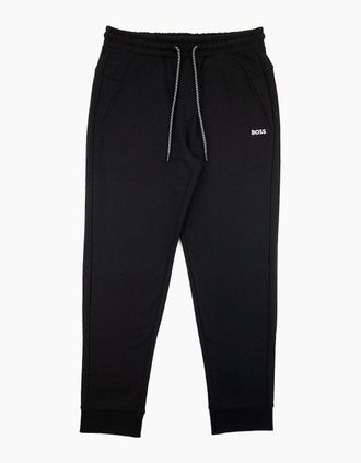HUGO BOSS Mens Hugo Boss Hadiko Embroidered Contrast Logo Track Pants Black 001 - Size: 35/34/32/40/Regular