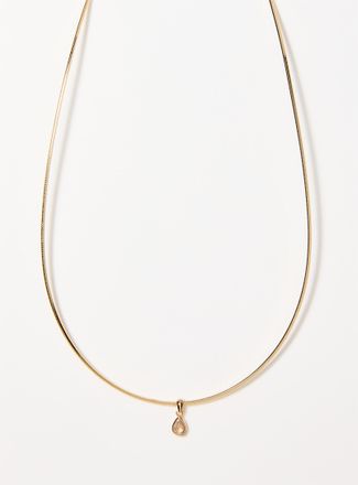 Simons Womens Single-stone rigid necklace