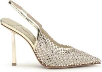 Le Silla Nylon Platform Pumps met Afwerking - Dames - Pumps - Grijs - 37 EU - Nylon - Schoenen
