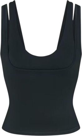 Nike (WMNS) Nike x SKIMS Matte Double-Strap Scoop Tank Top Dark Teal TPTNK10540W-DKT