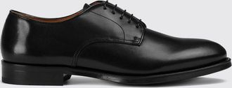 Doucal's Scarpe Derby in pelle di vitello liscia con suola in cuoio e gomma