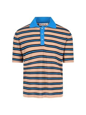 Tシャツ・カットソー MARNI Men Polo Shirts UFC656 POMG0071EQ 00B52 BLUE Men's Marni Polo Shirts - up to −75% | Stylight