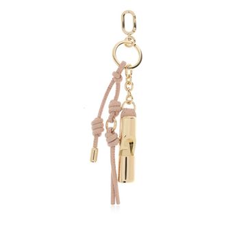 Furla Accessoires, Dames, Roze, ONE Size, Leer, Iride Sleutelhanger