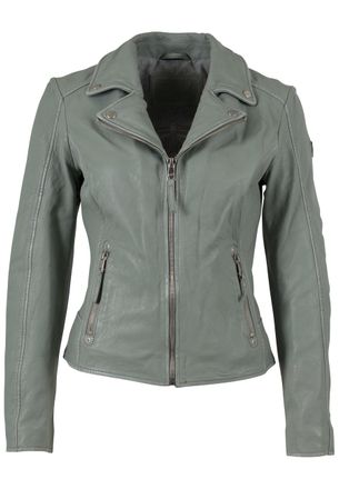 Mauritius Lederjacke MAURITIUS MWBajah, Damen, Gr. 4XL (48), frosty gr&uuml;n, Obermaterial: 100% Schafsleder. Futter: 100% Polyester. &Auml;rmelfutter: 100% Polyester, u