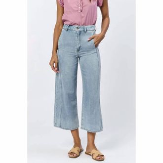 Dear John Denim Audrey Wide Leg Jean In Ocean