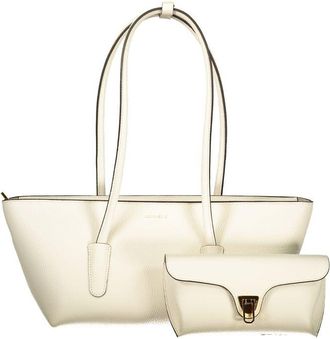 Coccinelle Bianco Leather Womens Womens Bag