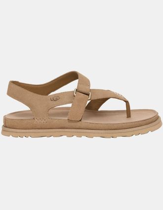 UGG Womens UGG Goldengaze Toe Post Womens Sandals - Sand - Cream/Brown - Size: 7