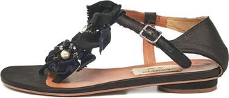 Lanvin Sandalen verfraaid met lint - Zwart