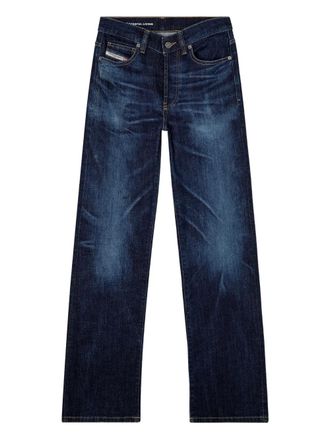 Diesel 1971 D-Sent high-waisted straight-leg jeans - Blu