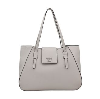 Dents Womens Lumara Leather Shoulder Bag - Grey - One Size