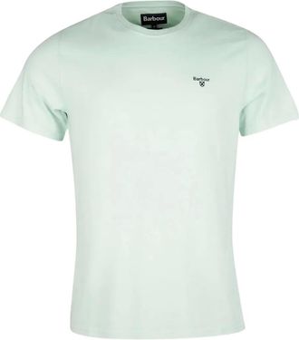Barbour logo tee - men - Cotton - S - Green