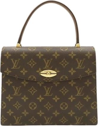 Louis Vuitton Pre-owned Handbags, female, Brown, Size: ONE SIZE Pre-owned Monogram Malesherbes Handbag