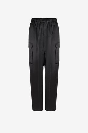 Frankie Shop Cargohose aus Satin Delny