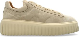 Hogan Sportschoenen H-Strepen - Dames - Sneakers - Beige - 35 EU - Leer - Schoenen