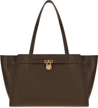 Michael Kors Borsa Tote Grande Hamilton Moderne in Pelle - - Bags - Donna - Marrone - ONE SIZE
