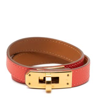 Herm&egrave;s Pre-owned Hermes Leather Kelly Double Tour Bracelet Ladies NUBMV8DAH1LR1984