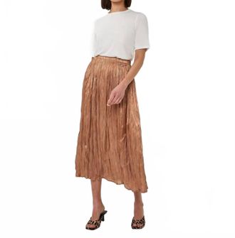 Esqualo Womens Cappuccino Skirt In Beige