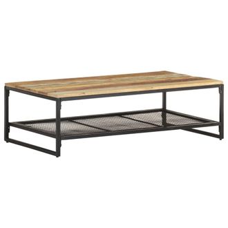 vidaXL Mesa De Centro De Madera Maciza Reciclada 110x60x35 Cm Vidaxl