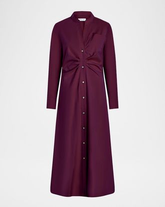 C&acirc;llas Milano Genny Midi Fit & Flare Shirtdress