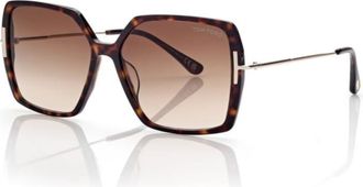 Tom Ford Brown Havana Mixed Butterfly Brown Gradient Womens Sunglasses FT1039 52F 59