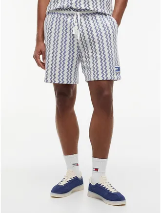 Tommy Hilfiger Mens Tommy Jeans Open Weave Beach Short - Providence Blue - XXL