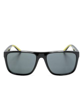 Ferrari navigator-frame sunglasses - men - Acetate/Acrylic - 59 - Black
