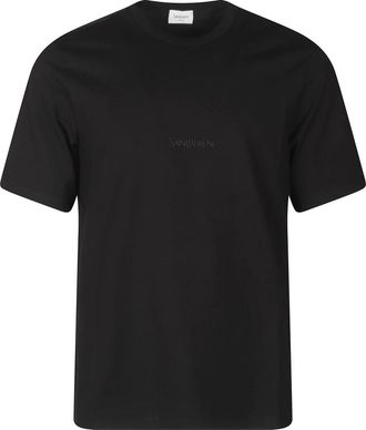 Saint Laurent Tops, Heren, Zwart, XL, T-shirts