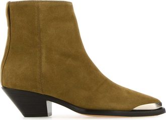 Isabel Marant Isabel Marant Beige Suede Adnae Ankle Boots