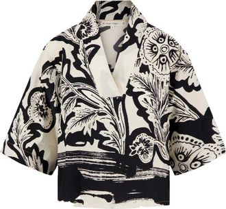 Zusss Dames, Blouses & Shirts, Veelkleurig, Maat: L