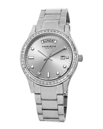 Akribos XXIV Akribos Xxiv Womens Stainless Steel Watch