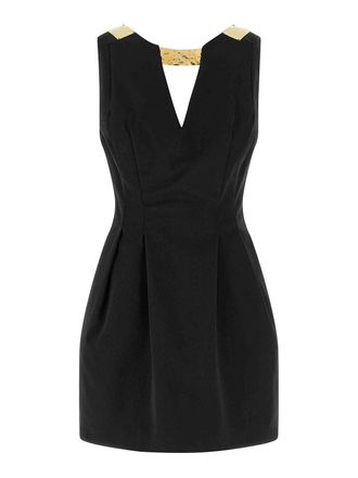 Elisabetta Franchi Metal Plaque Dress