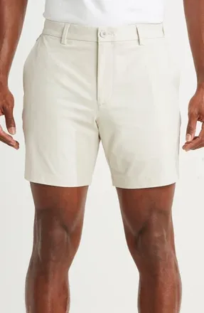 Vineyard Vines On-The-Go Water Repellent Shorts in Stone at Nordstrom, Size 40