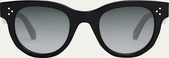 Celine Tortoiseshell Acetate Cat-Eye Sunglasses