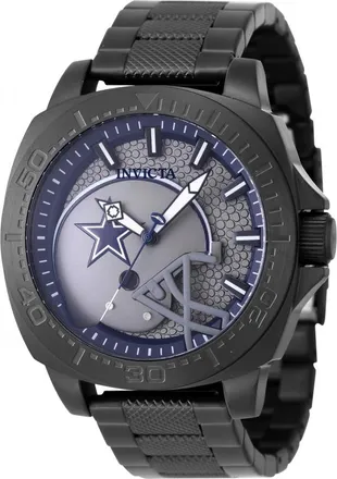 Invicta Nfl Dallas Cowboys Quartz Grey Dial Mens Watch 47867