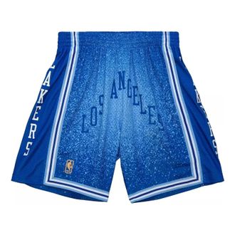 Mitchell & Ness x NBA Los Angeles Lakers Spray Paint Swingman Shorts Blue SMSH4574-LAL96PPPLBBL