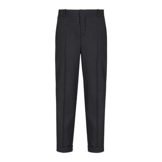 Balmain Hombre, Pantalones, Negro, Talla: L