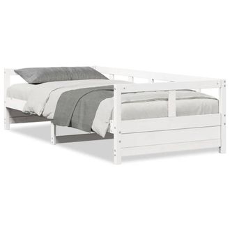 Berkfield Home Daybed without Mattress White 90x200 cm Solid Wood Pine