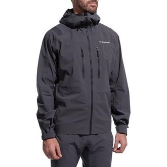 La Sportiva Helixir Shell Jacket - Mens in Onyx/chalk at Nordstrom, Size X-Large