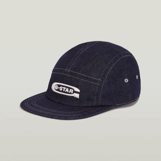 G-Star Flat Brim 5 Panel Cap - Donkerblauw - Heren