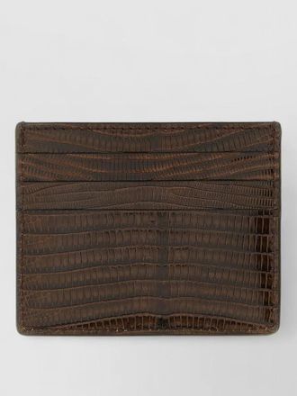 Brunello Cucinelli na leather cardholder