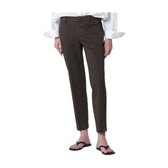 Pantaloni Torino Dames, Broeken, Bruin, Maat: XL Katoen