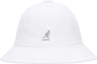 Kangol Witte Fisherman Hoed Bermuda Casual - Heren - Hoeden - Wit - S - Leer - Accessoires